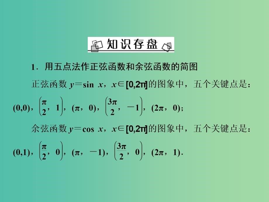 高考数学大一轮复习 第三章 第3节 三角函数的图象与性质课件 理 新人教a版_第5页