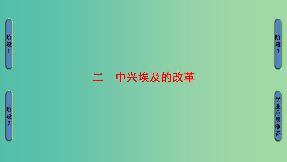 高中历史 专题6 穆罕默德 阿里改革 2 中兴埃及的改革课件 人民版选修1_第1页