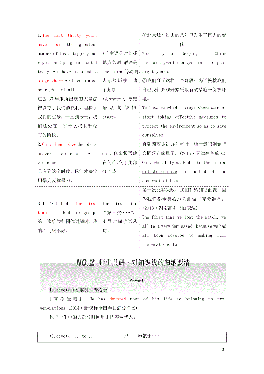 2017届高考英语一轮复习 unit 5 nelson mandela-a modern hero导学案 新人教版必修1_第3页