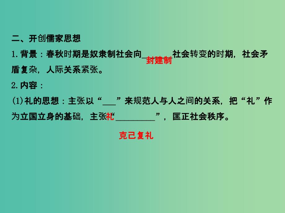 高中历史 2.1儒家文化创始人孔子课件1 新人教版选修4_第4页