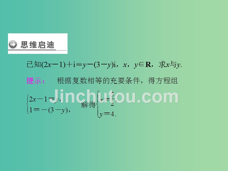 高中数学第四章数系的扩充与复数的引入1数系的扩充与复数的引入1.2复数的有关概念课件北师大版_第3页