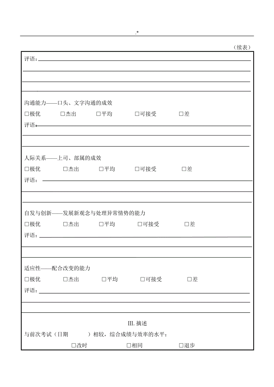 嘉兴博爱男科医院考核表典范示范_第2页