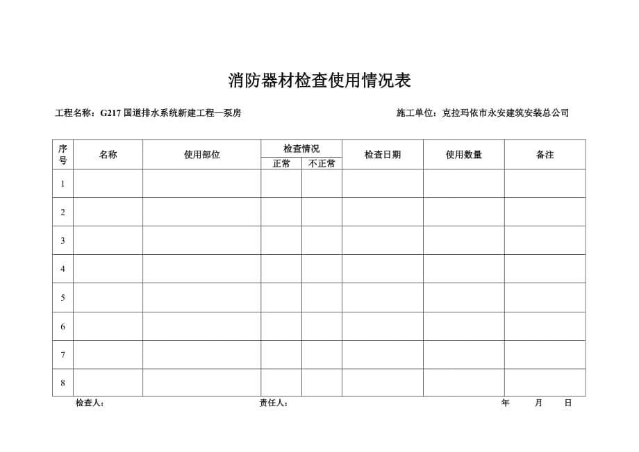 消防器材管理台账资料_第5页