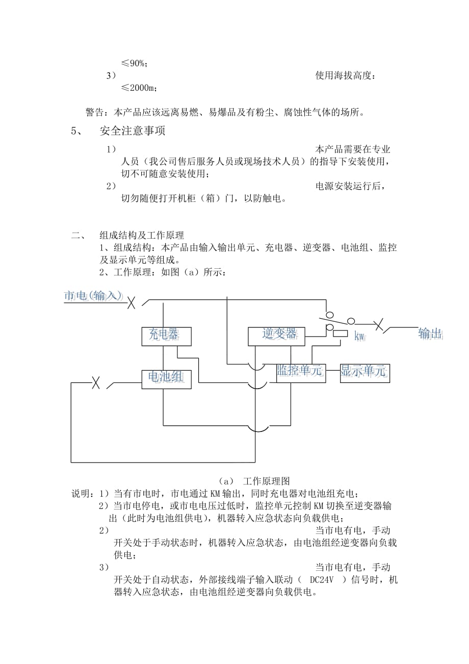 消防应急灯具专用应急电源使用说明书资料_第3页