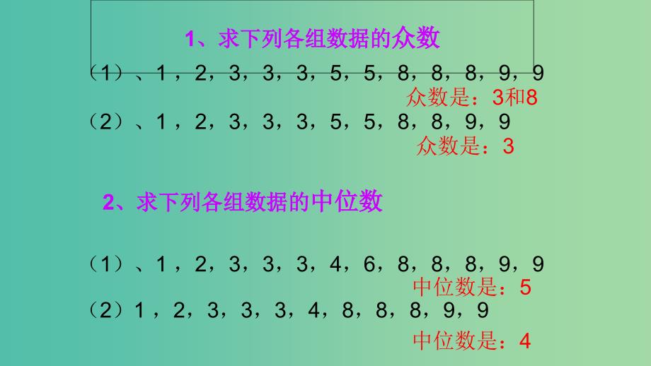 高中数学 2.2用样本的数字特征估计课件 新人教a版必修3_第4页