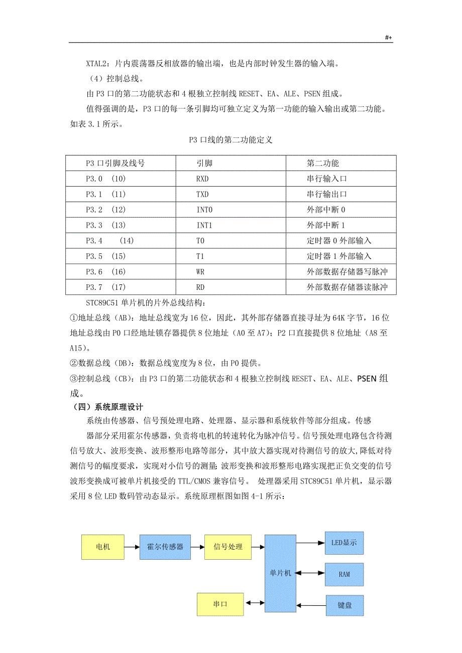 基于-霍尔传感器的转速测量系统设计_第5页