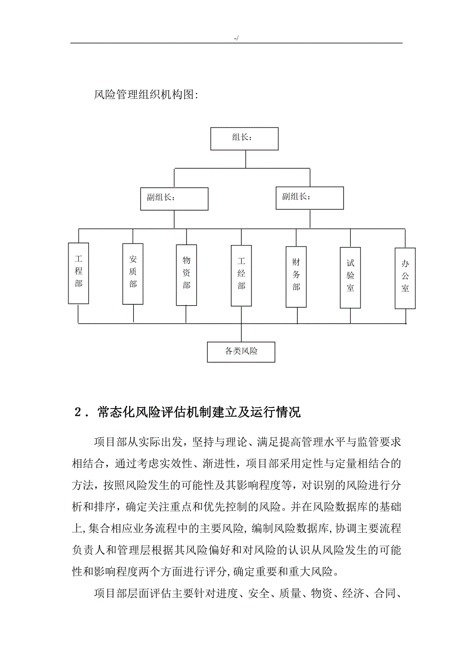 计划项目部全面风险管理计划报告-学习总结_第4页