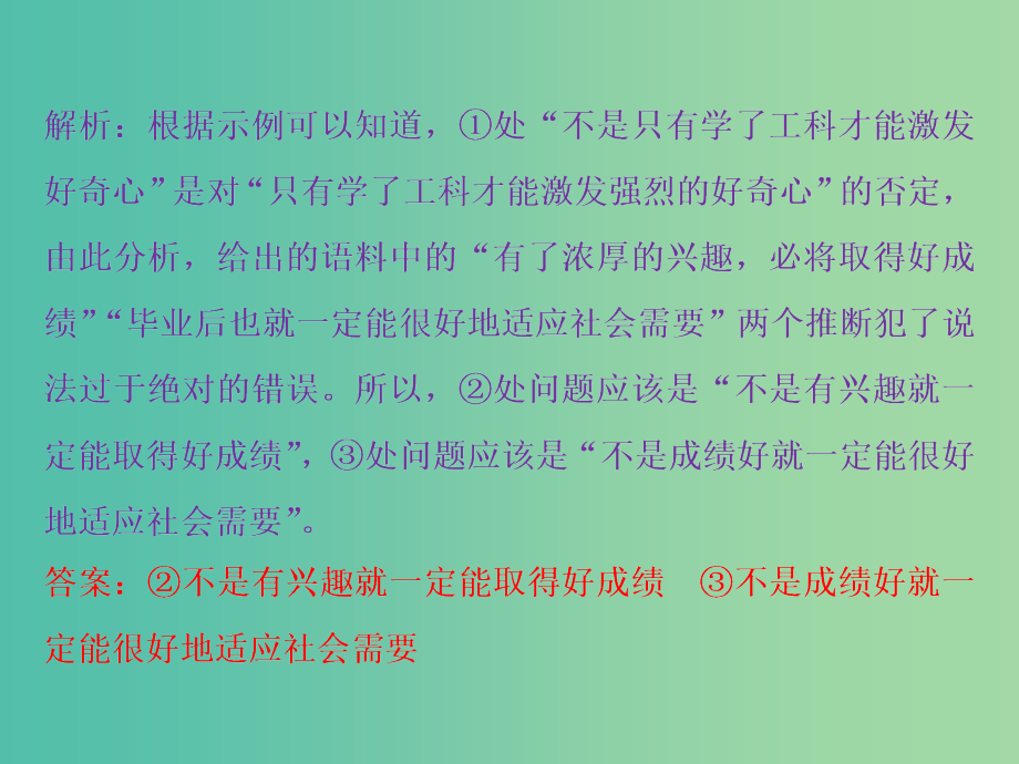 高考语文一轮总复习第五部分语言文字运用7专题六语言表达简明准确鲜明生动课件_第4页