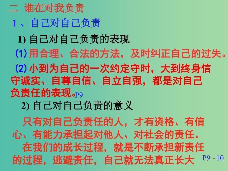 九年级政治全册 1.1 我对谁负责 谁对我负责课件 新人教版_第5页