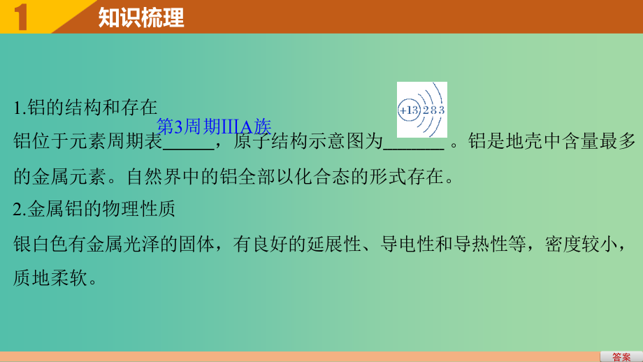 高考化学一轮复习 专题4 金属及其化合物 第三单元 从铝土矿到铝合金（加试）课件 苏教版_第4页