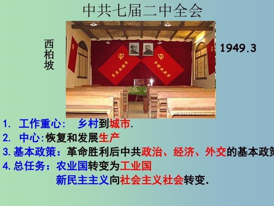 高中历史 专题4 一 新中国初期的政治建设课件 人民版必修1_第5页