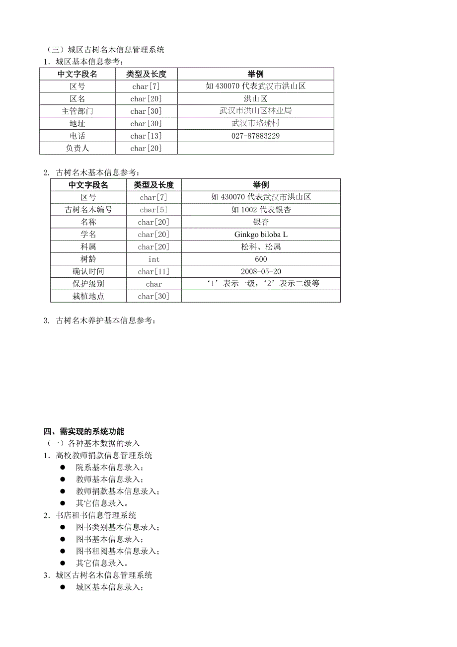 2010年c语言程序设计课程设计大型作业任务书_第3页