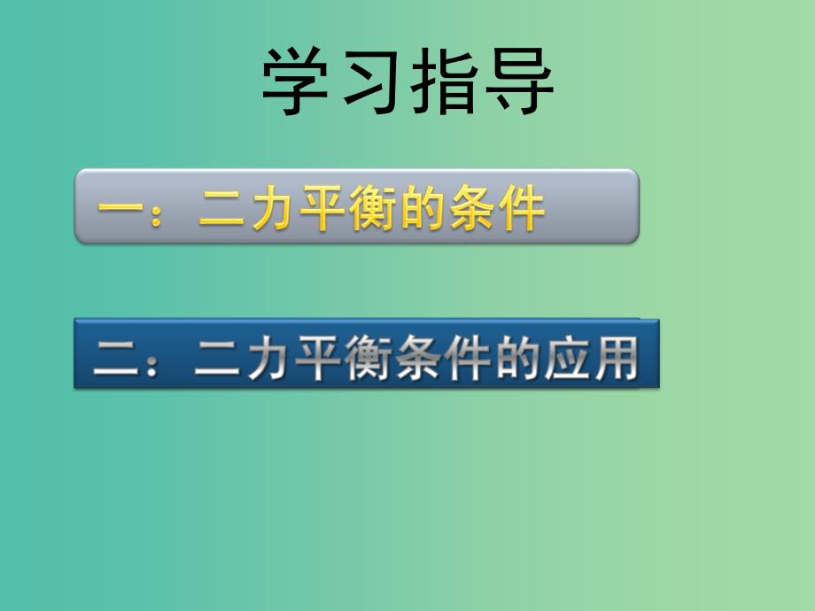 八年级物理下册 第八章 运动和力 第2节 二力平衡课件1 （新版）新人教版_第3页