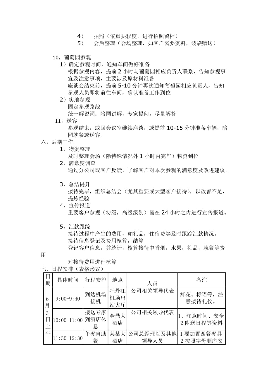 接待方案范文资料_第2页