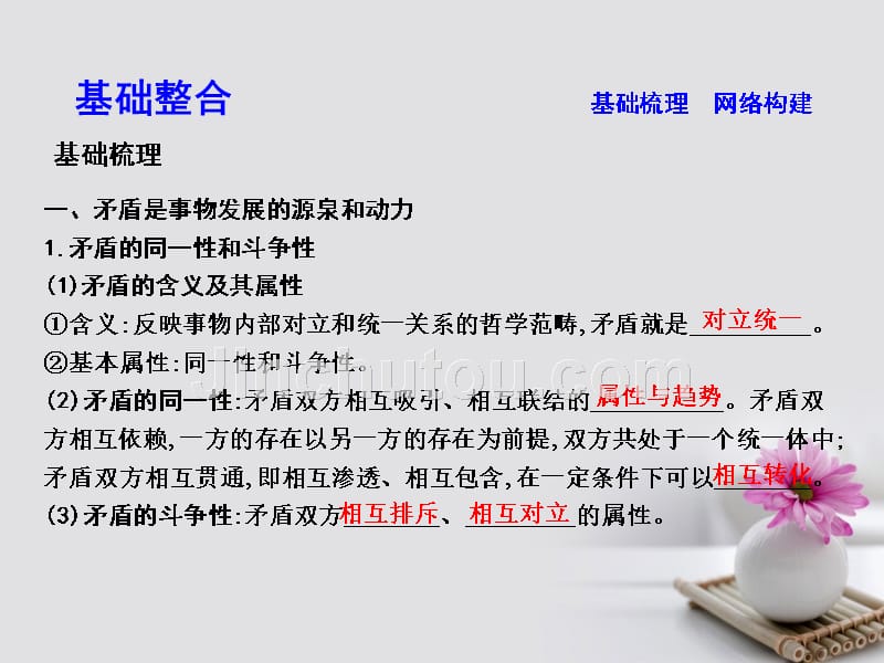 全国通用版2018年高考政治大一轮复习第三单元思想方法与创新意识第九课唯物辩证法实质与核心课件_第3页