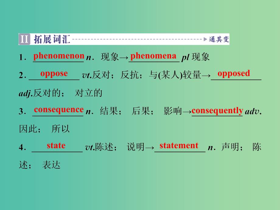 高考英语一轮复习unit4globalwarming课件新人教版_第4页