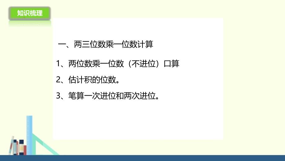 苏教版 三年级上册不连续进位的两、三位数乘一位数练习（二）课件（配套）_第3页