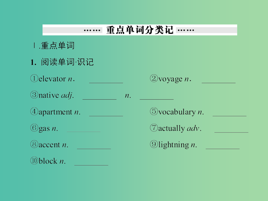 高三英语一轮复习unit2englisharoundtheworld课件新人教版_第3页