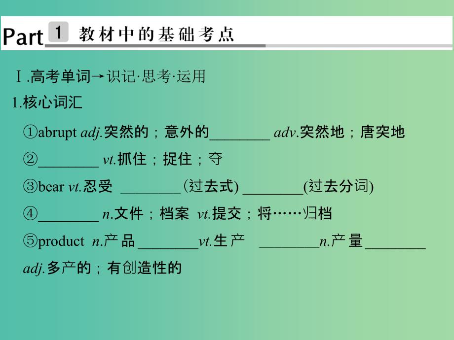 高考英语大一轮复习第1部分基础知识考点unit3inventorsandinventions课件新人教版_第2页