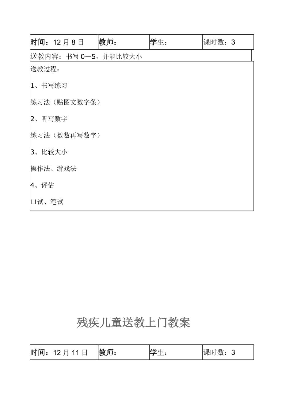 残疾儿童送教上门教案25438资料_第2页