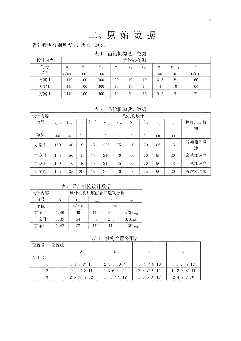 机械基本原理课程规划设计,详细_第3页