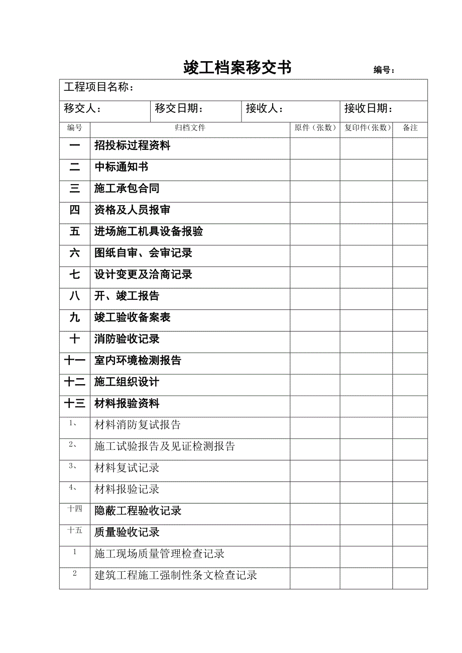 装饰工程资料大全资料_第1页