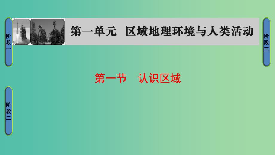 高中地理 第1单元 区域地理环境和人类活动 第一节 认识区域课件 鲁教版必修3_第1页