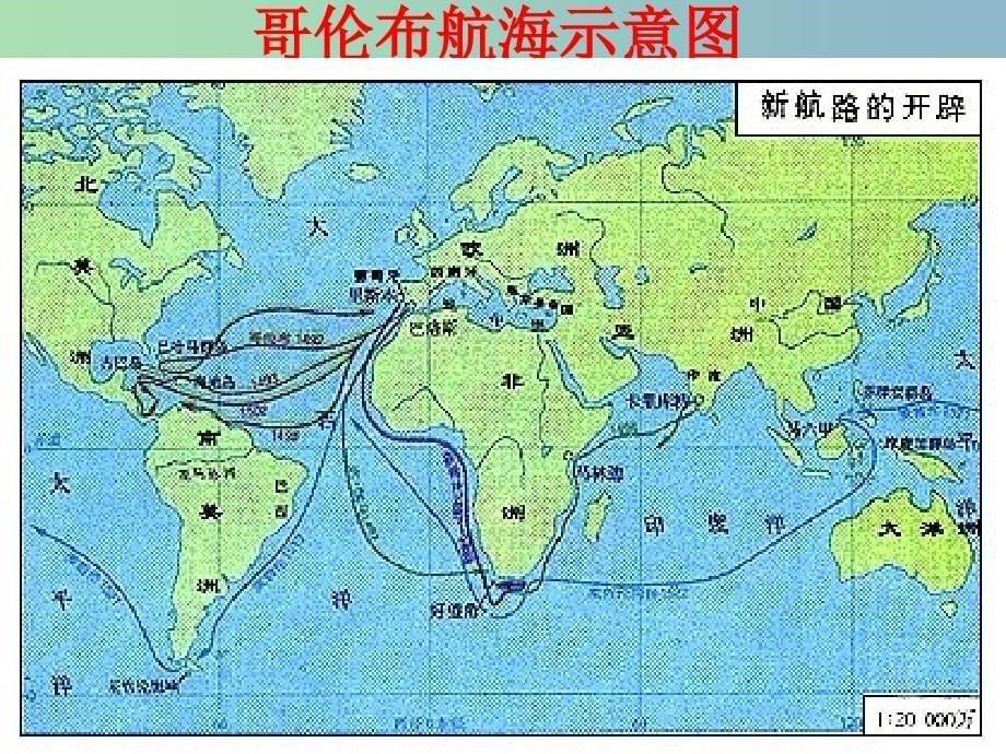 八年级历史与社会下册 综合探究六 郑和下西洋与哥伦布航海的比较课件 人教版_第5页