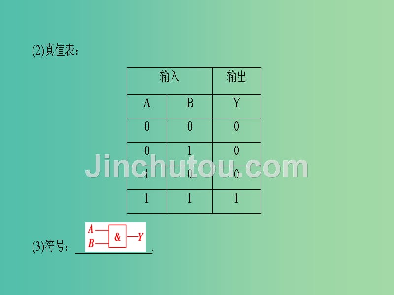 高中物理 第2章 恒定电流 11 简单的逻辑电路课件 新人教版选修3-1_第5页