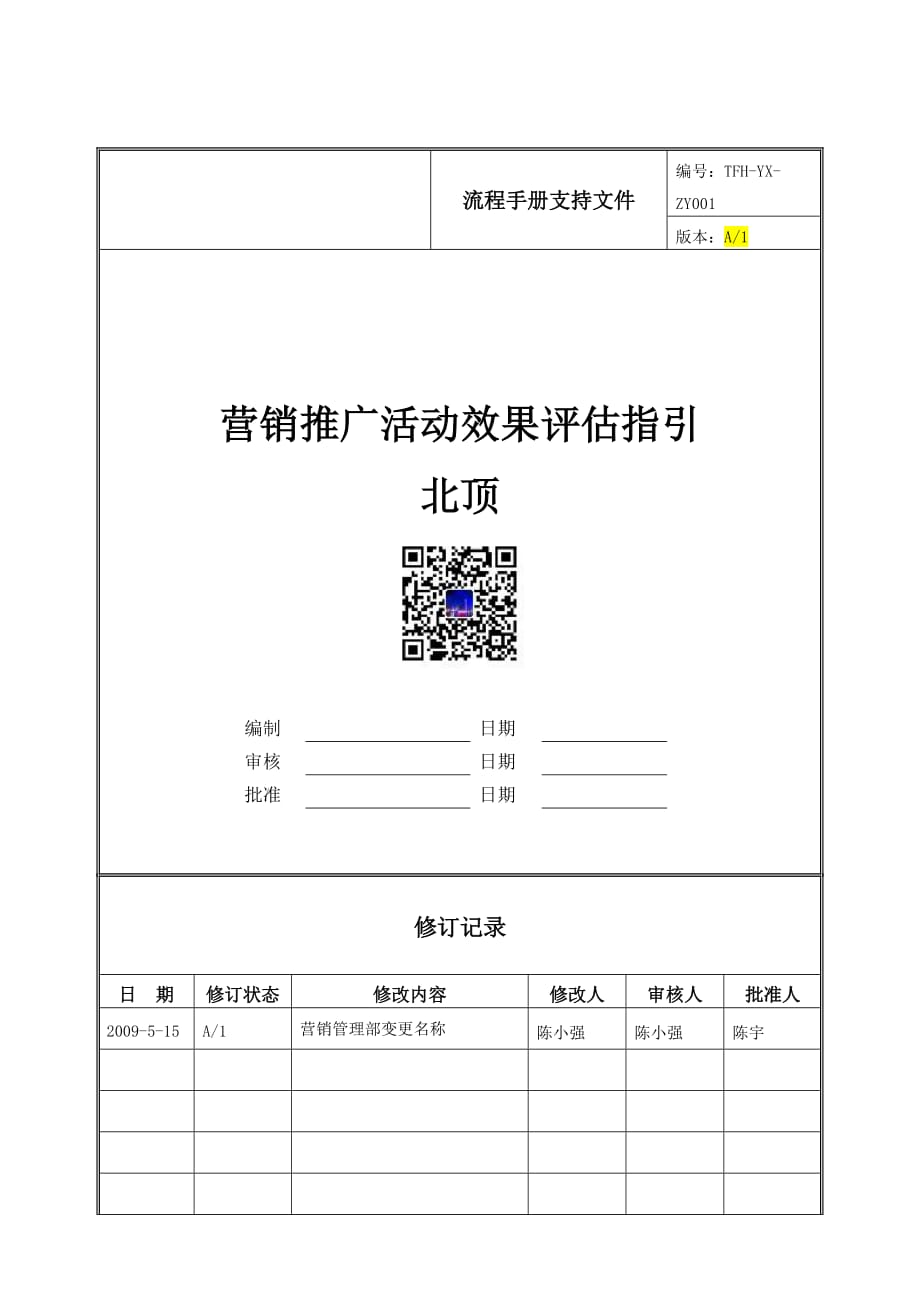 【营销管理】营销推广活动效果评估指引-房地产_第1页