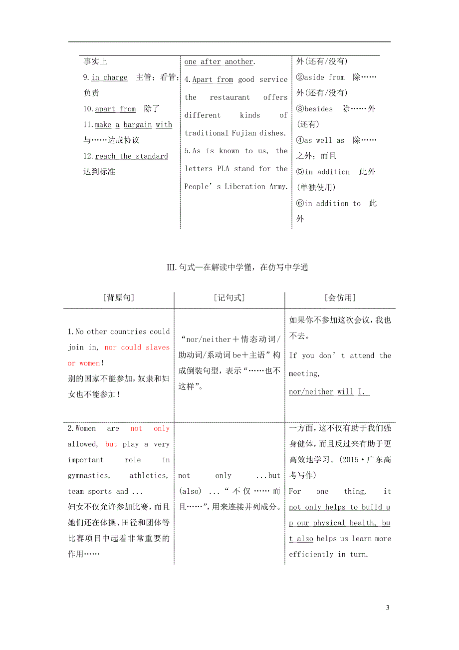 2017届高考英语一轮复习 unit 2 the olympic games导学案 新人教版必修2_第3页