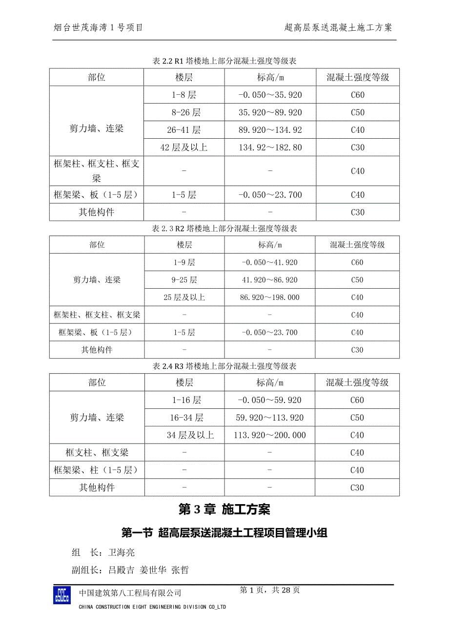 超高层混凝土泵送施工方案资料_第5页