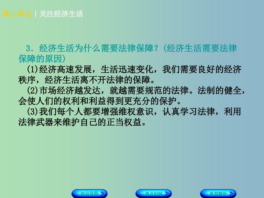 中考政治八上第三单元关注经济生活知识梳理课件_第4页