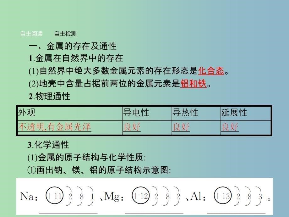 高中化学 第3章 金属及其化合物 第一节 金属的化学性质（第1课时）金属与非金属的反应课件 新人教版必修1_第5页