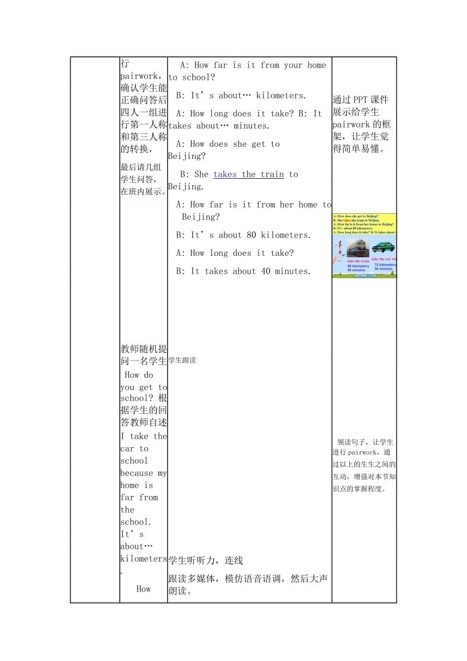 英语-信息化教学设计模板-How-do-you-get-to-school_第5页