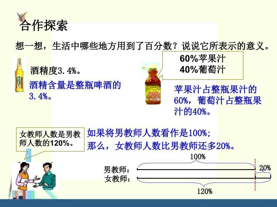 苏教版 六年级上册百分数的意义和读写课件（配套）_第5页