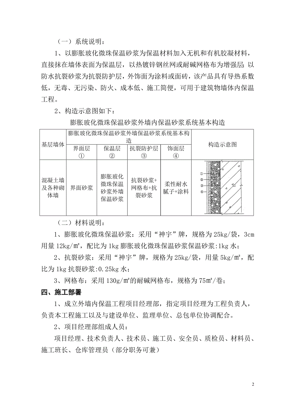 玻化微珠保温砂浆外墙内保温施工方案资料_第3页