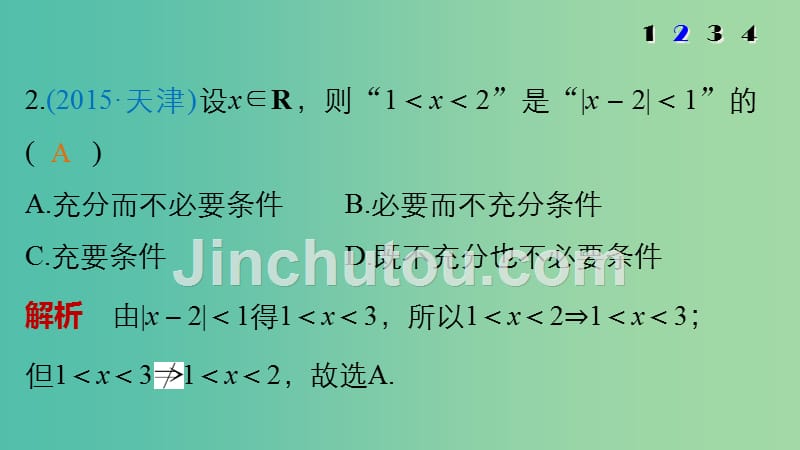 高考数学大二轮总复习 增分策略 专题一 集合与常用逻辑用语、不等式 第1讲 集合与常用逻辑用语课件_第4页