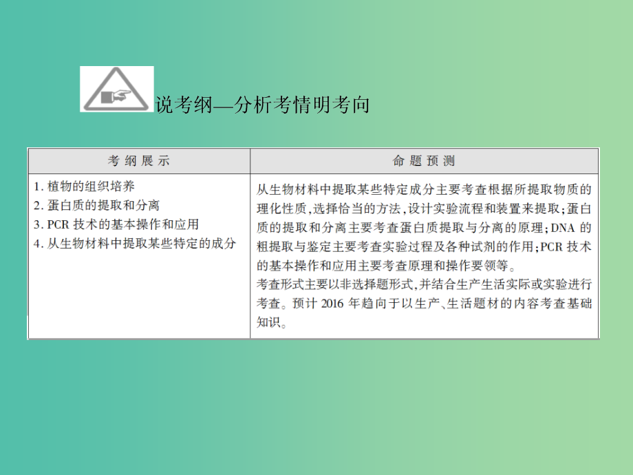 高考生物 专题4 生物技术在其他方面的应用课件 新人教版选修1_第3页