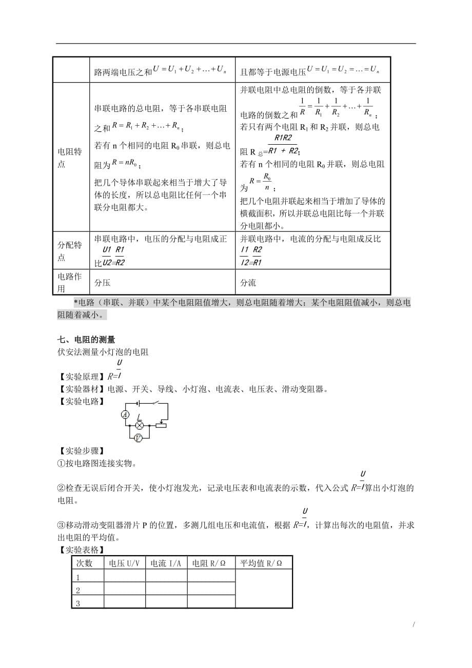 【最新整理】九年级物理欧姆定律》知识点.doc_第5页