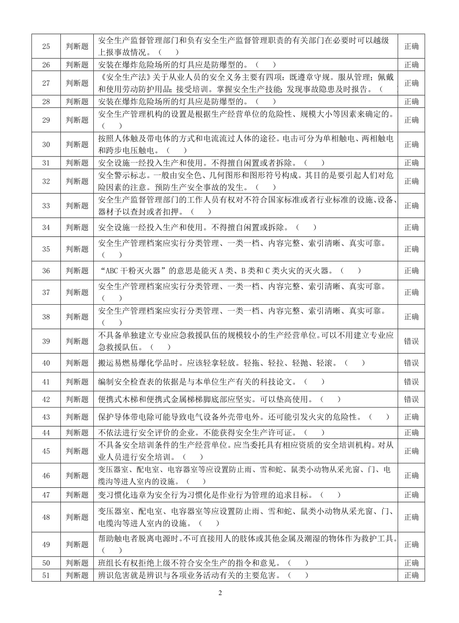 一般行业安全管理复习题.doc_第2页