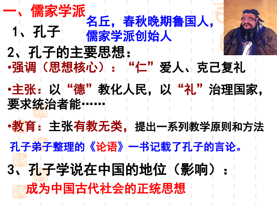 孔子.老子和百家争鸣资料_第3页