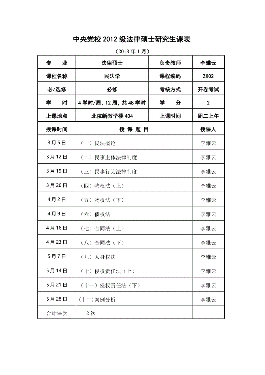 中央党校2012级法律硕士非法学专业硕士研究生_第4页