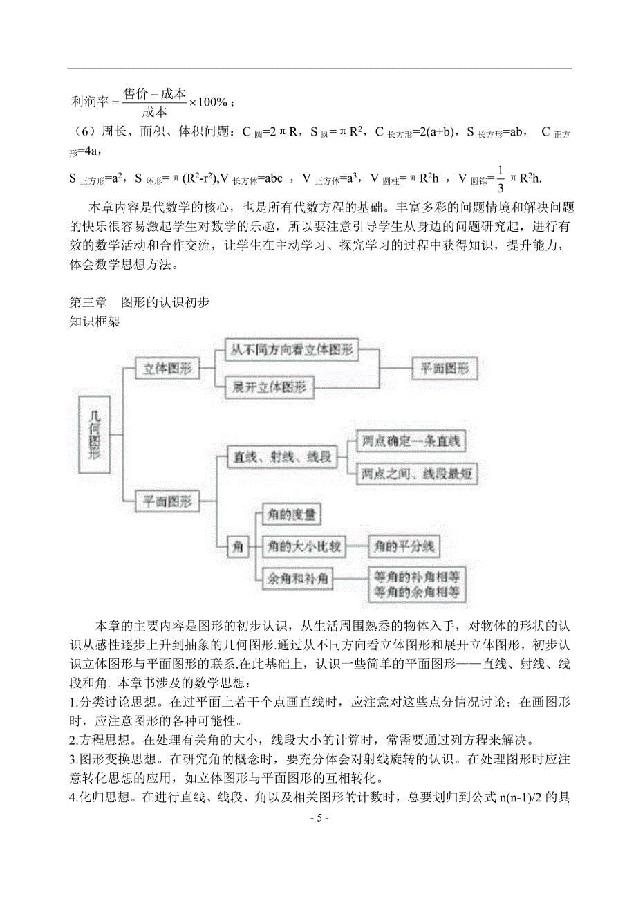 人教版初中数学全部知识点总结-2_第5页