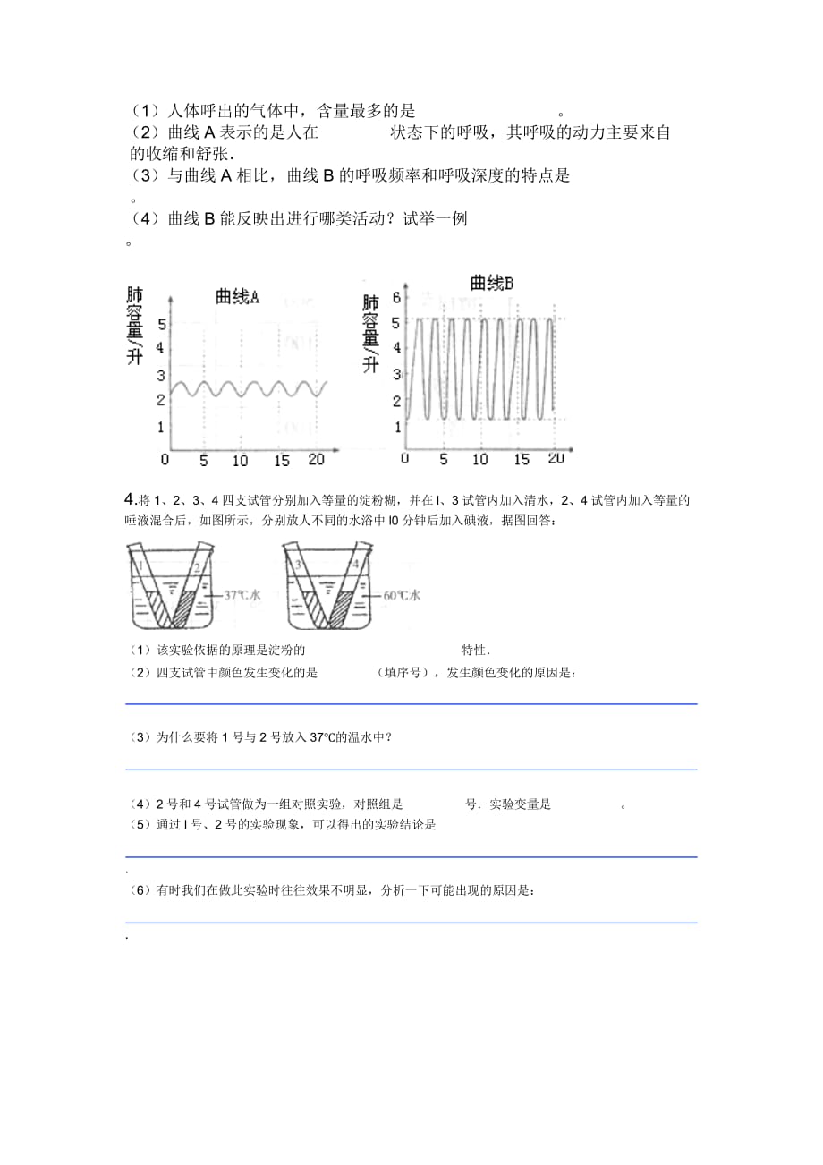 七年级上册生物期中复习题(鲁教版).doc_第4页