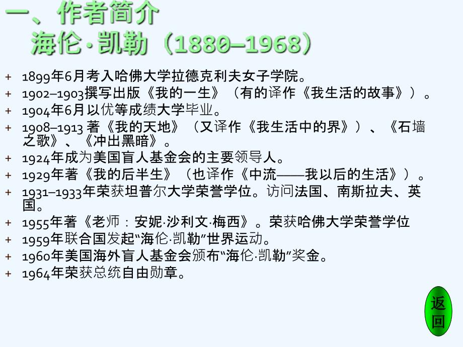 语文人教版六年级上册假如给我三天光明_第2页