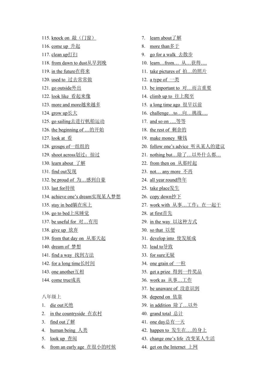 初中所有短语汇总.doc_第4页