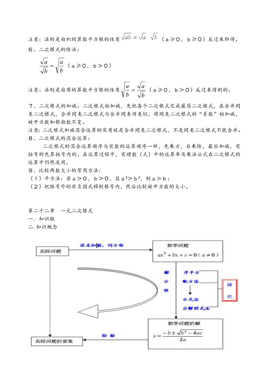 初中数学七、八、九年级知识点及公式总结大全(人教版).doc_第2页