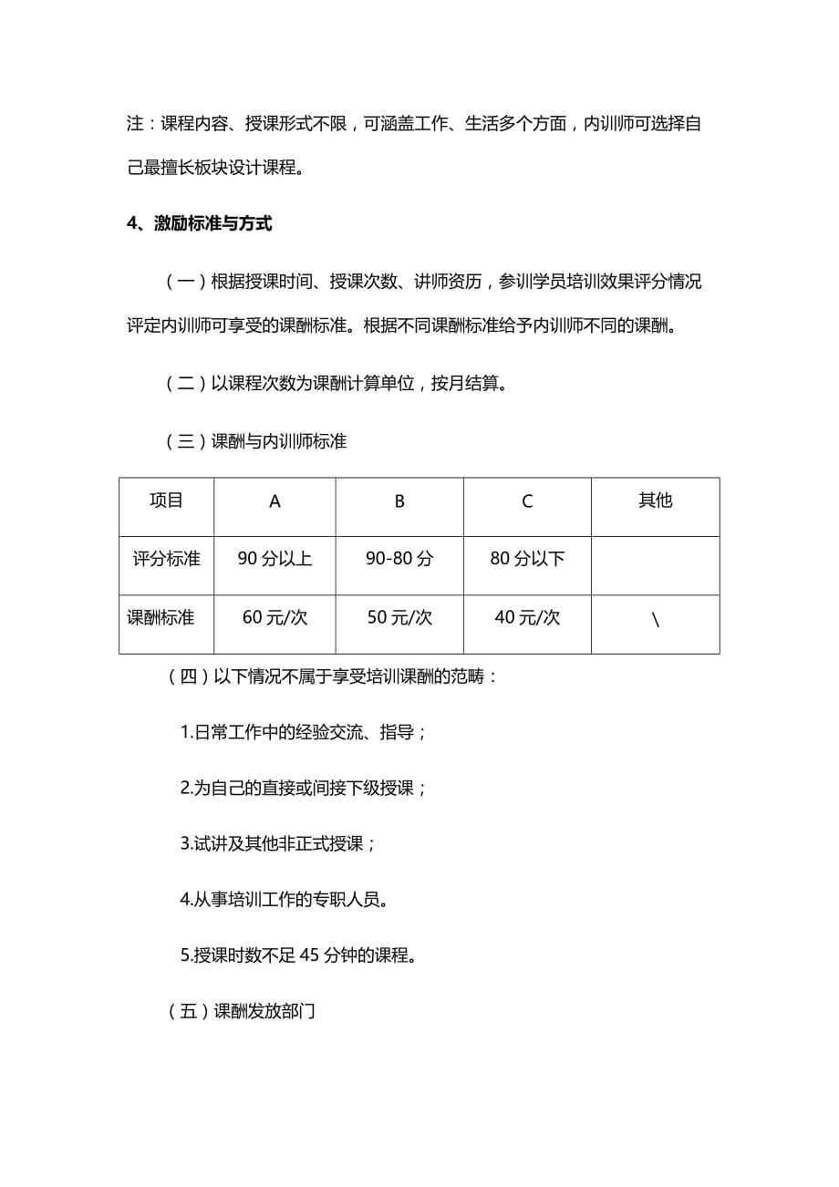 内训师管理与激励制度.doc_第4页