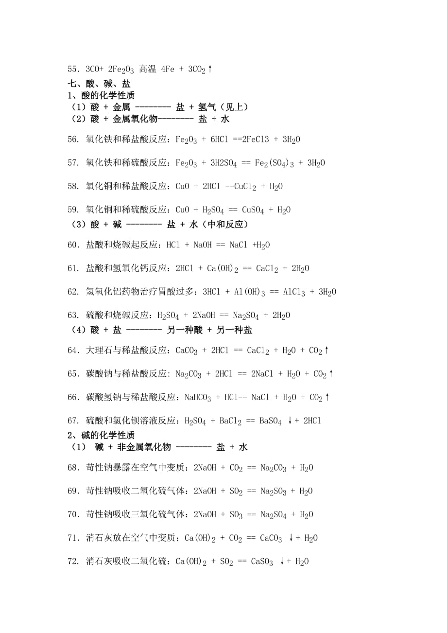 初中所有化学方程式总汇.doc_第4页